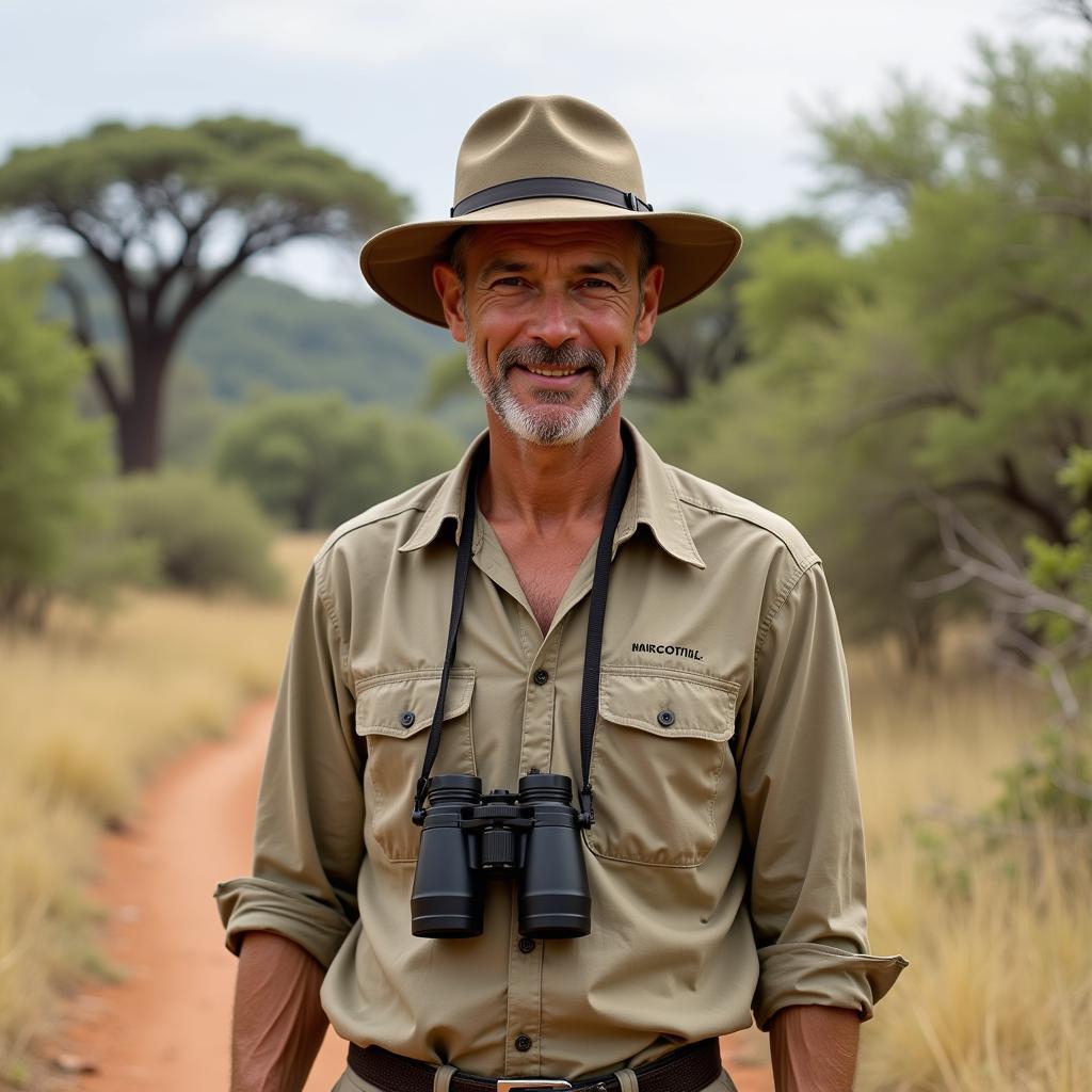 Author Tony Park in Africa