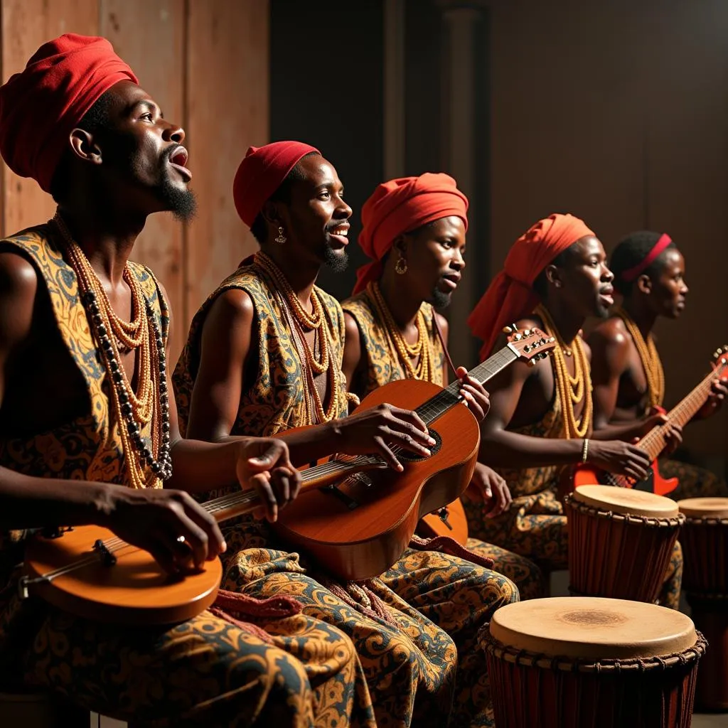 Traditional African Musicians