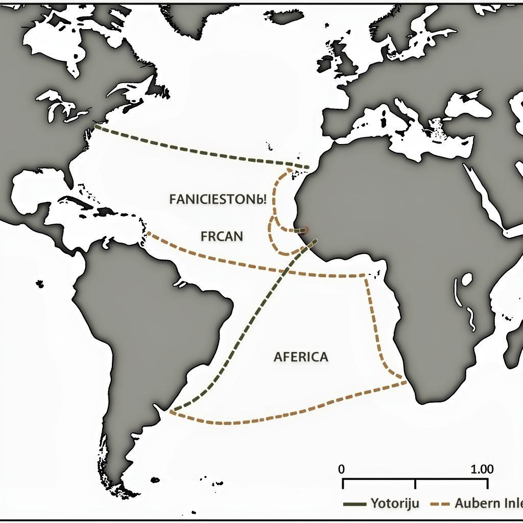 Transatlantic Slave Trade Routes