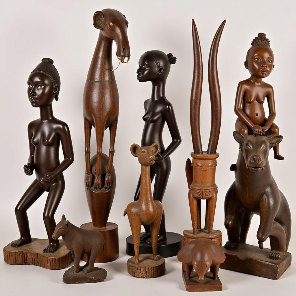 Ugandan Wooden Sculptures