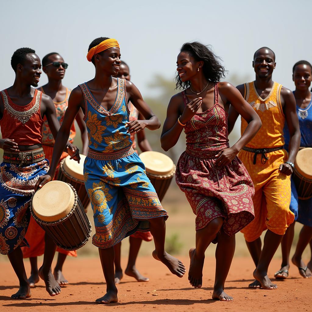 West African Djembe Dance Celebration