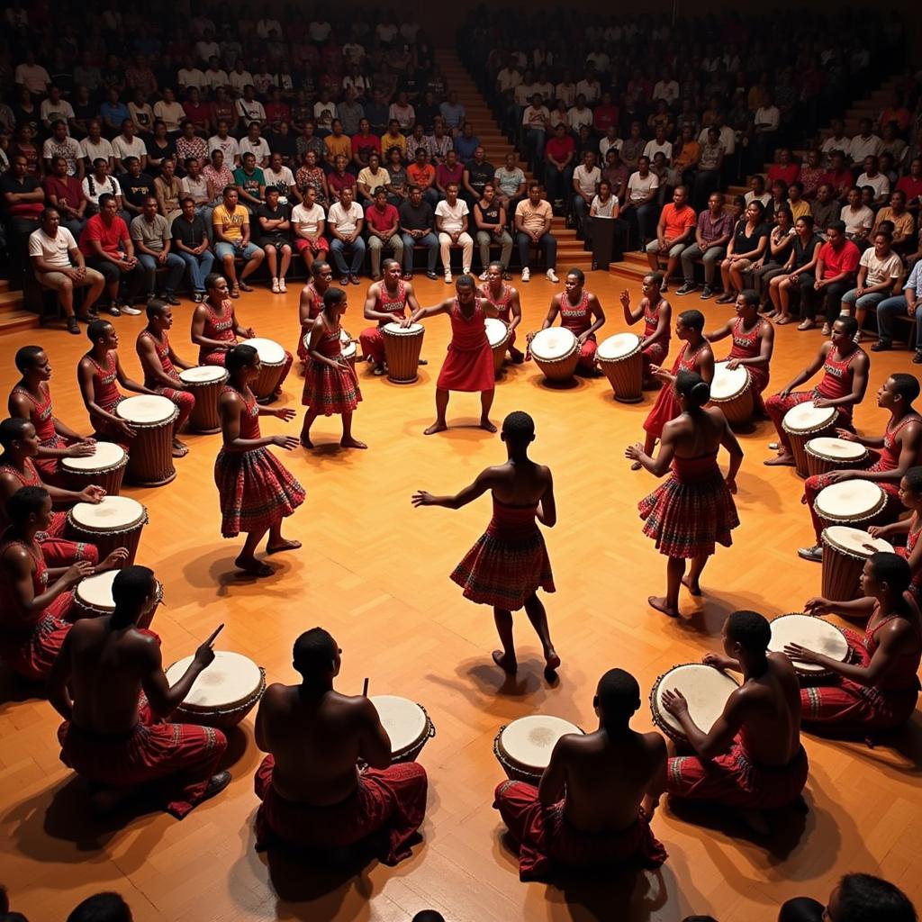 West African Drum Circle and Dance Performance