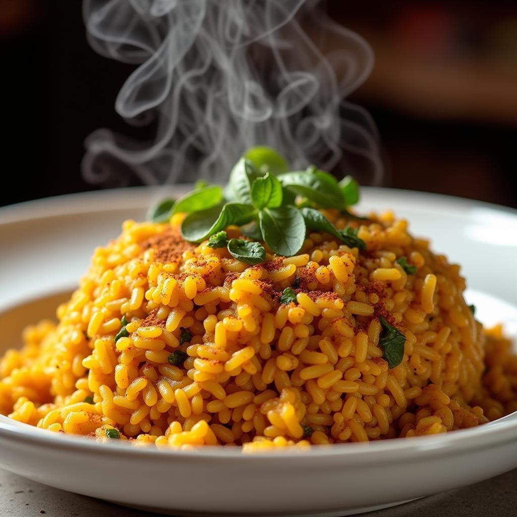 West African Jollof Rice Served in London