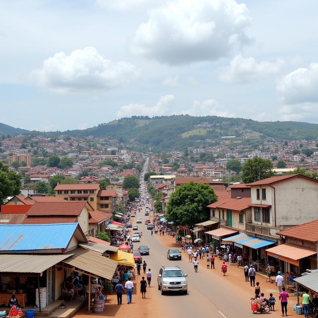 Yaounde Cityscape