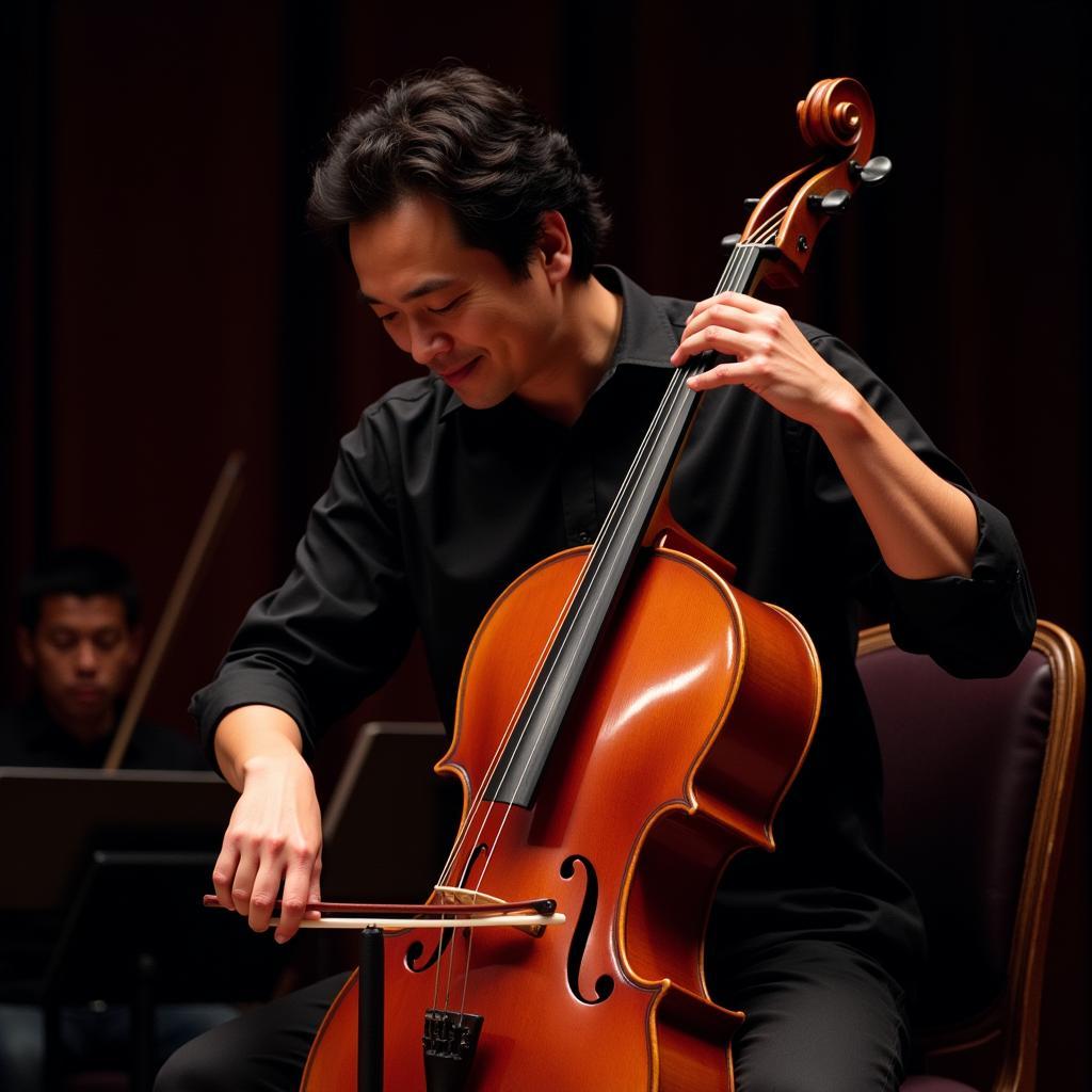 Yo-Yo Ma on Stage