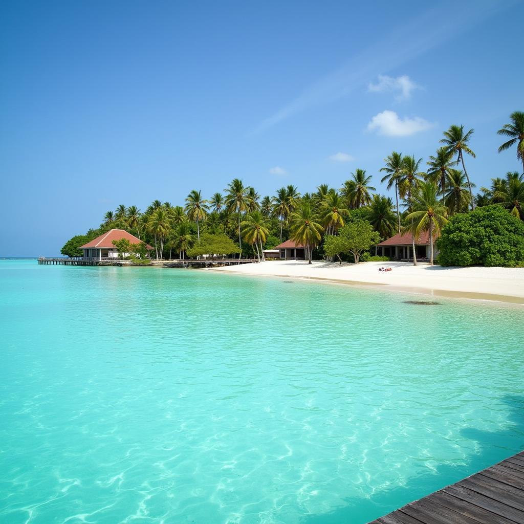 Luxurious beachfront bungalow in Zanzibar