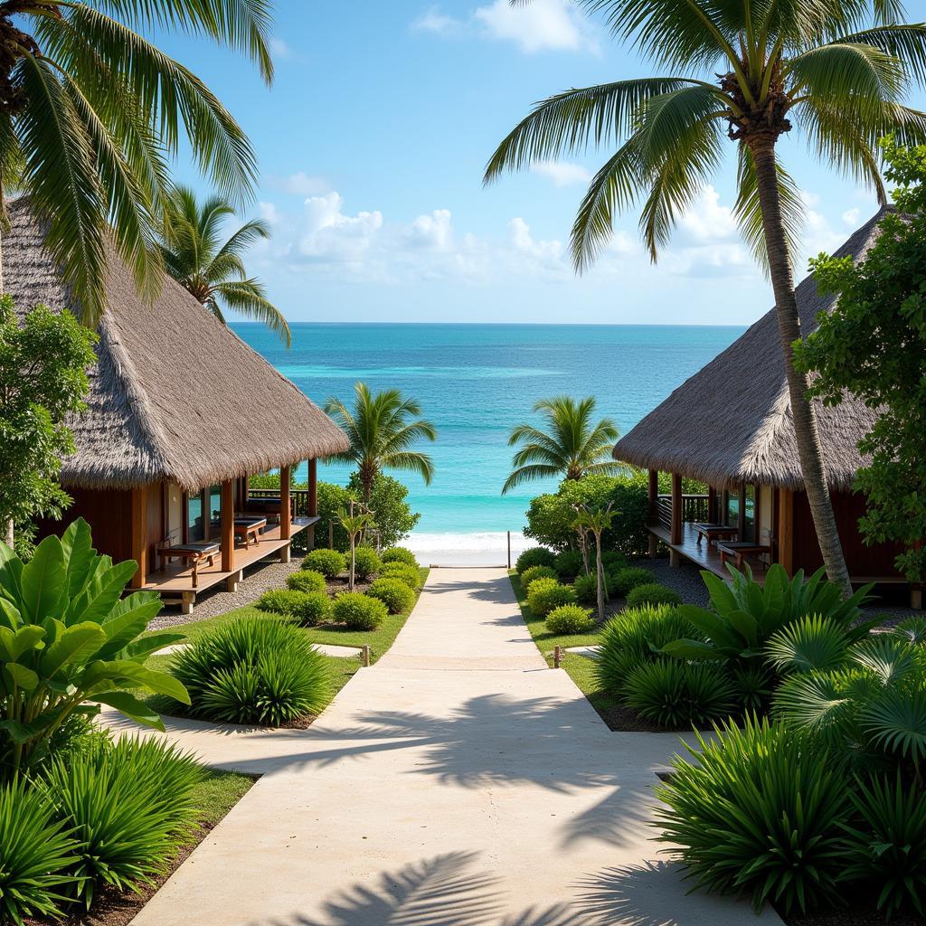 Zanzibar Island Resort Entrance