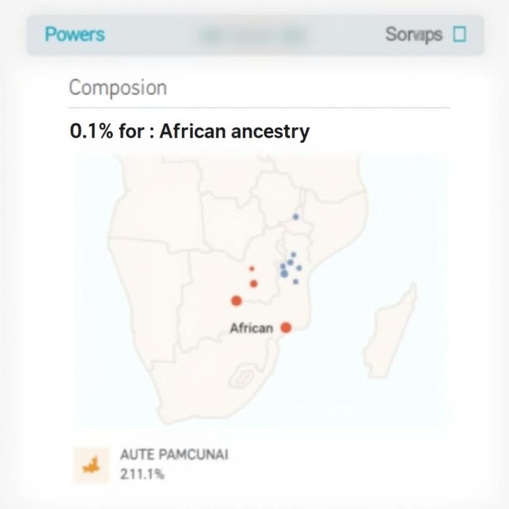 23andme 0.1% African DNA Results Example