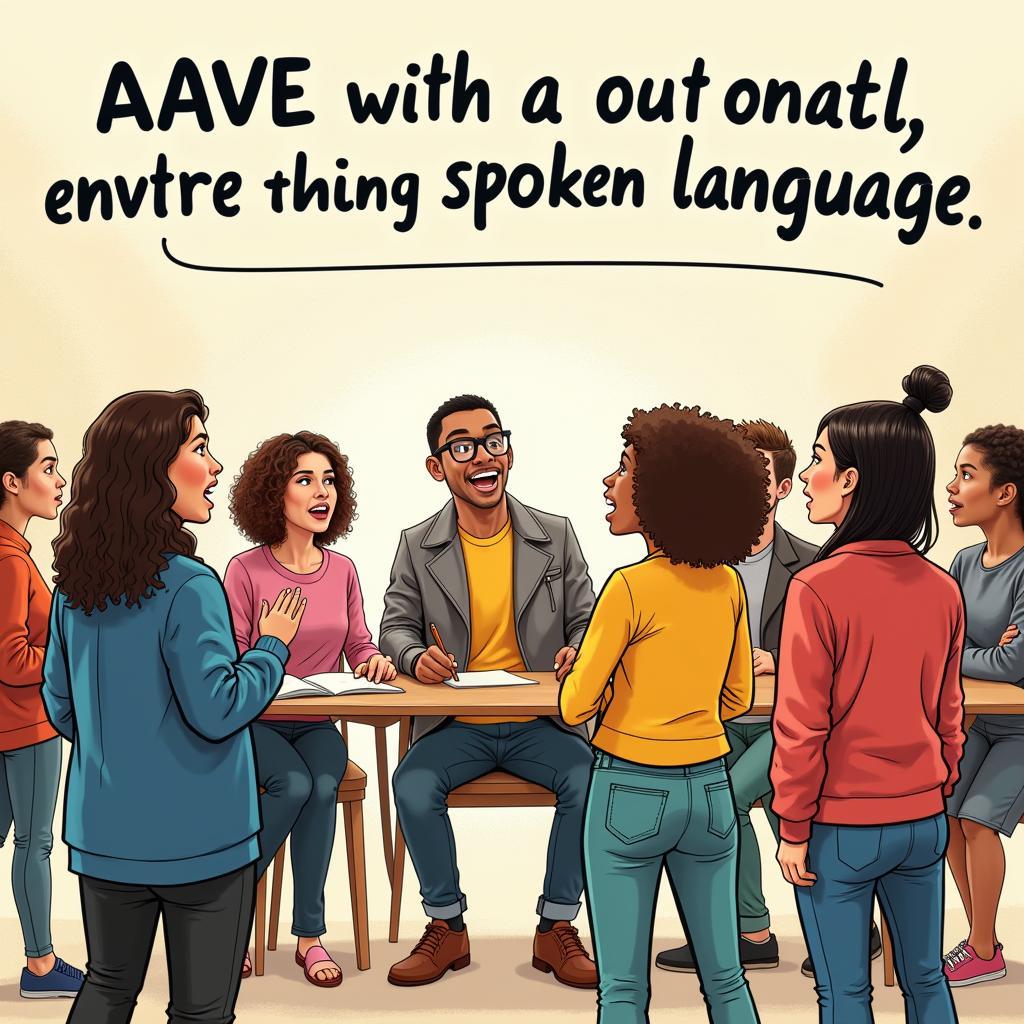 AAVE Speakers Engaging in Conversation