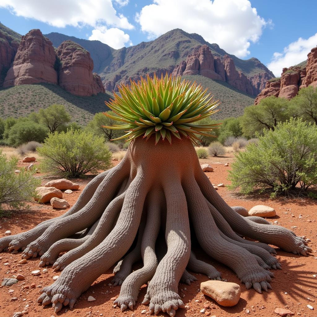 Adenium Multiflorum in its Natural Habitat