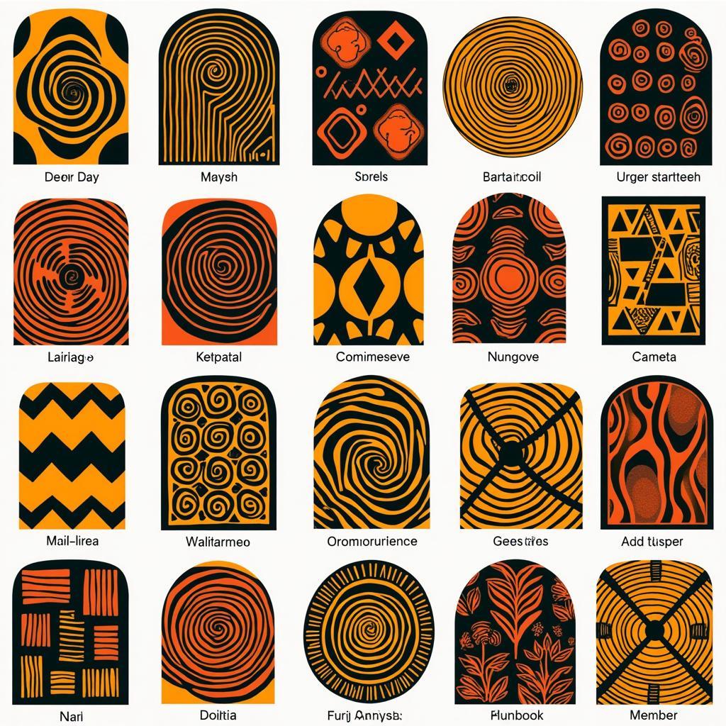 African Abstract Patterns: Symbolic Motifs and Meanings