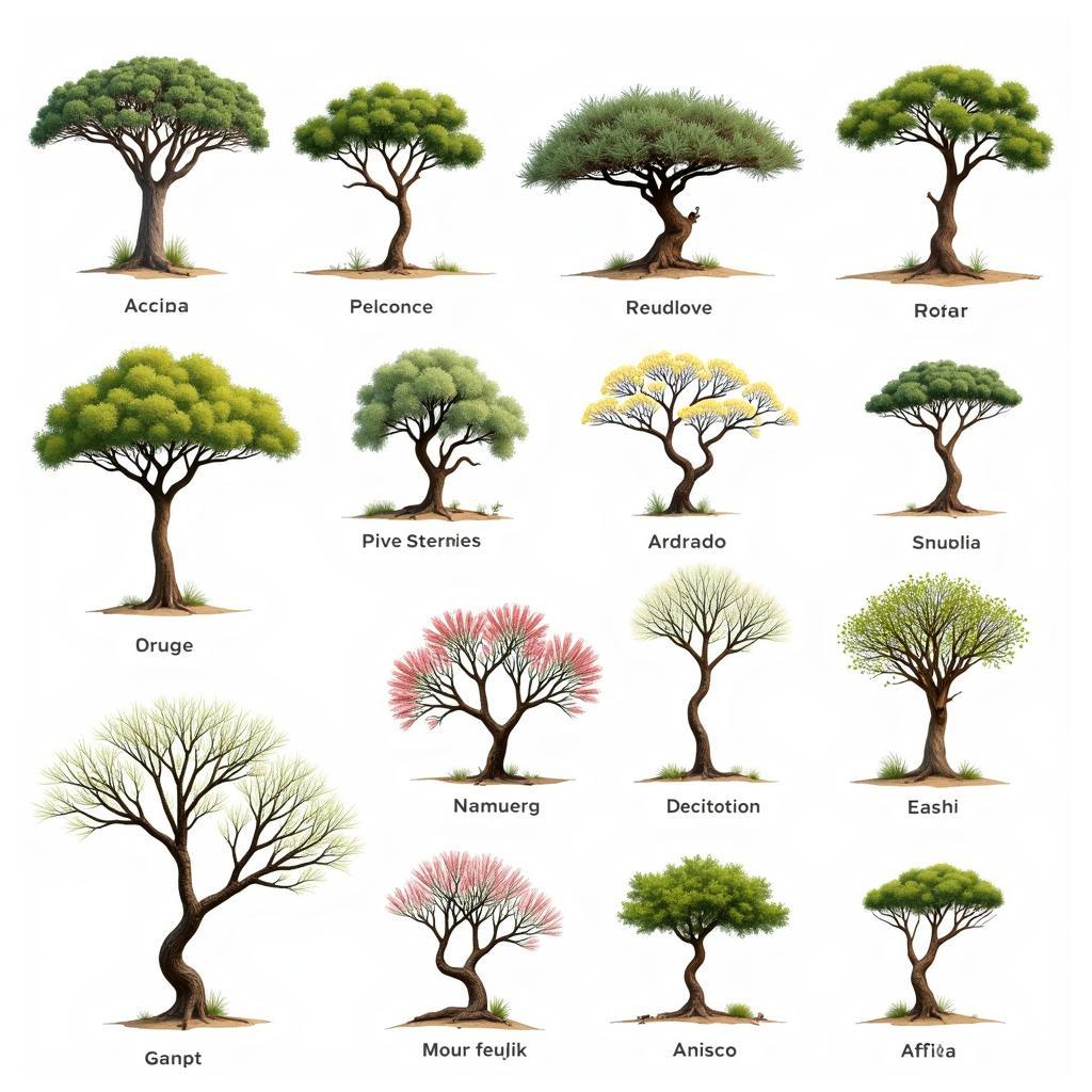 African Acacia Tree Variety