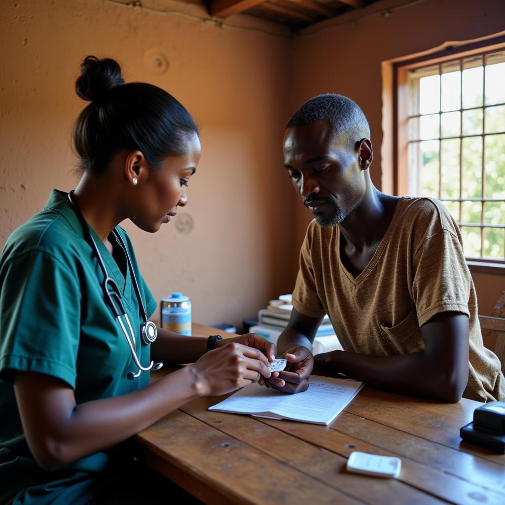 Access to healthcare for people living with AIDS in Africa