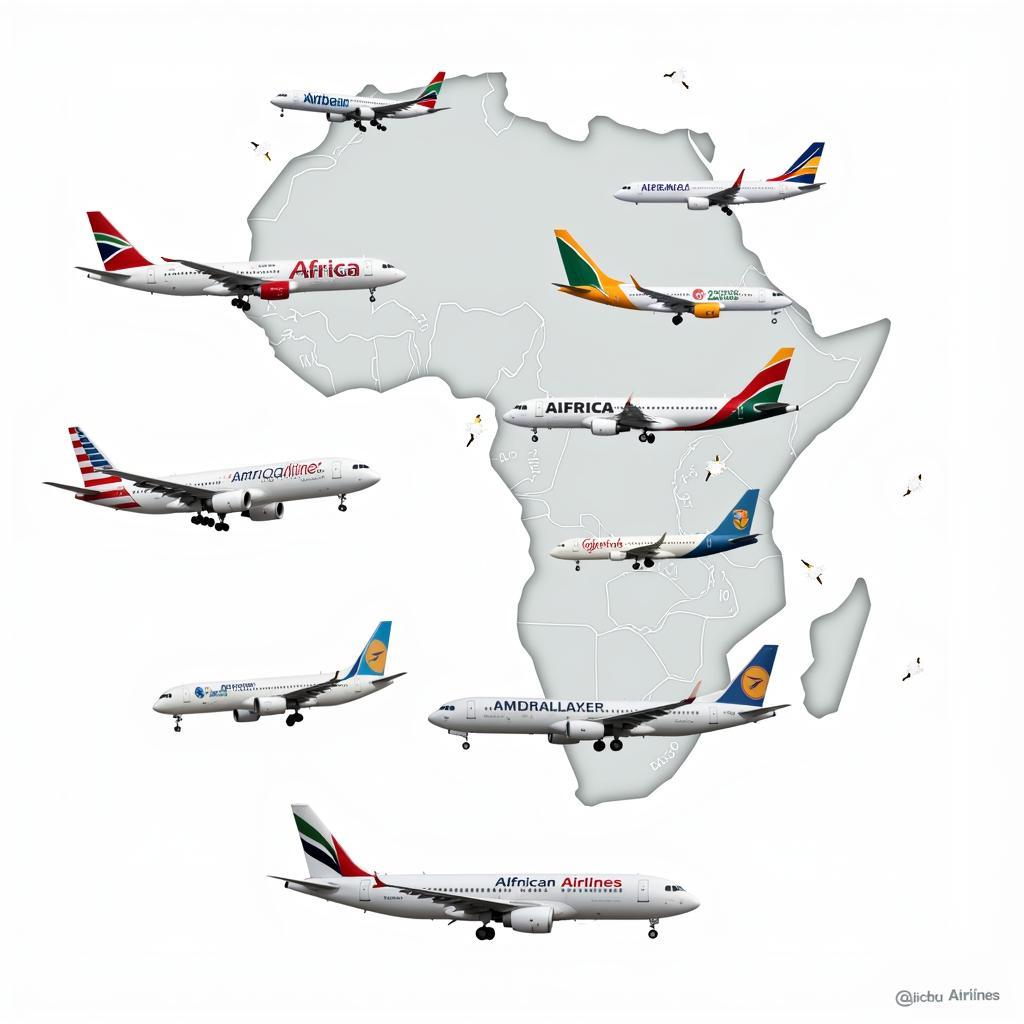 Diverse Fleet of African Airlines