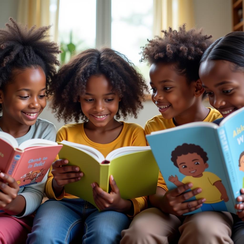 Children Reading Poetry