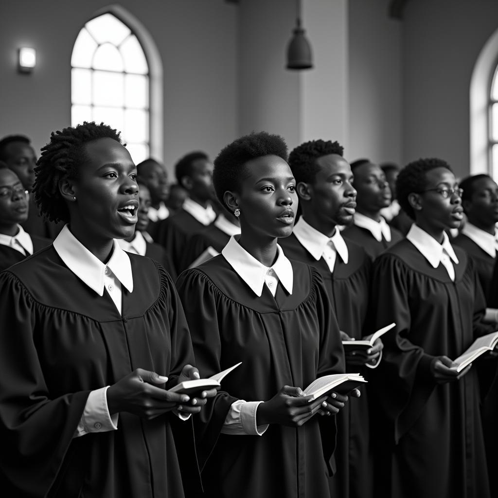 African American Church Choir in the 1950s