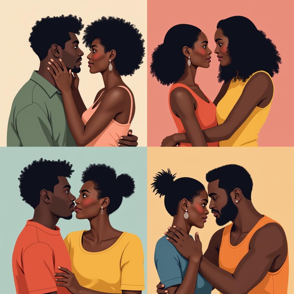 African American Couples Navigating Intimacy