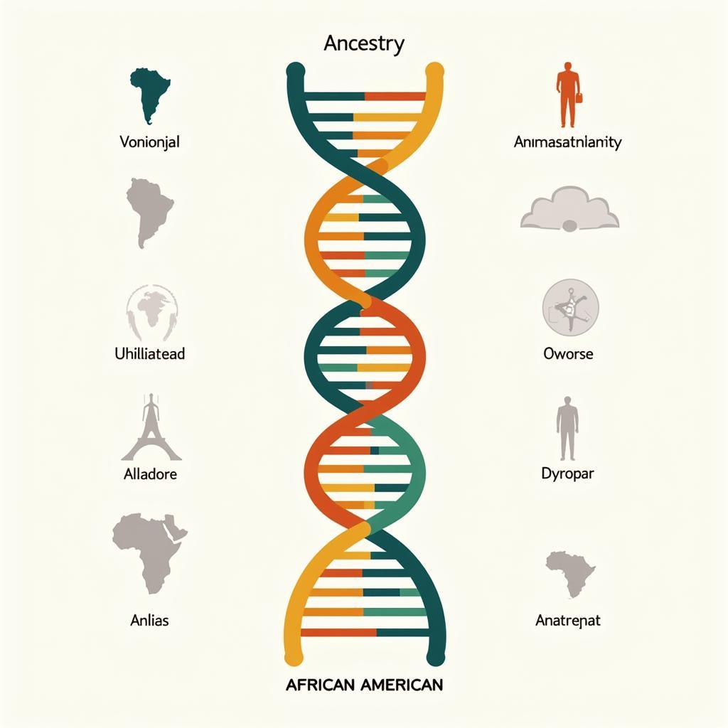 African American DNA Ancestry Chart