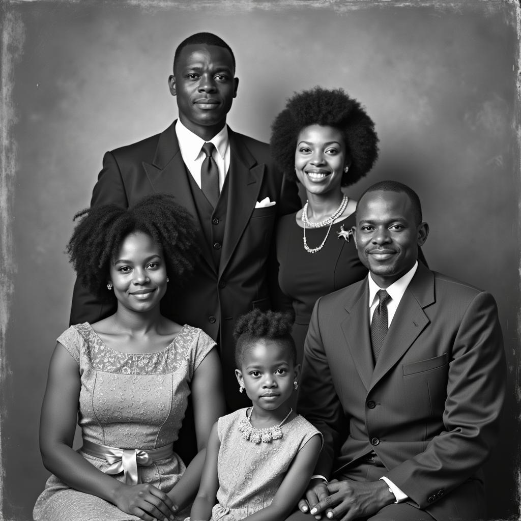 African American Family Portrait in the Early 20th Century