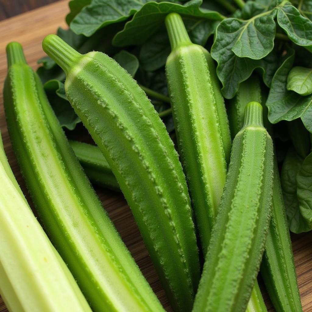 Essential Ingredients in African American Cuisine: Okra and Collard Greens