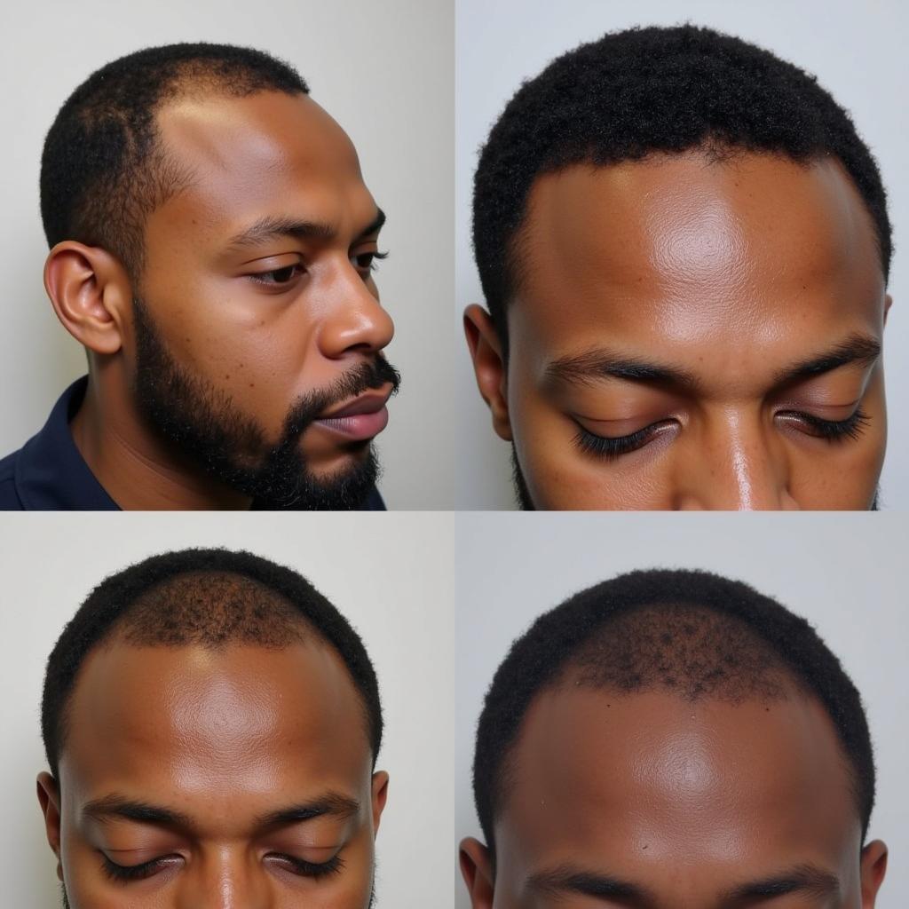 Before and After African American Hair Transplant