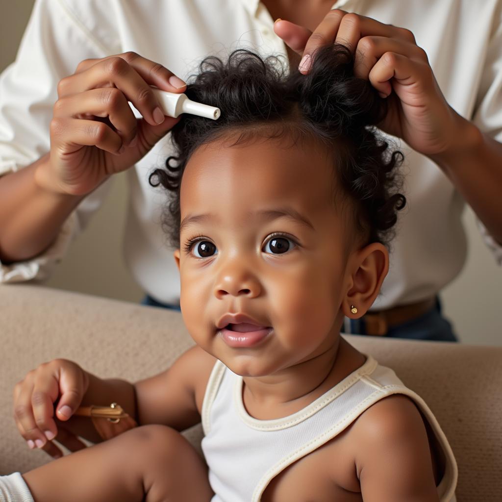 African American Infant Hair Care: Moisturizing and Detangling