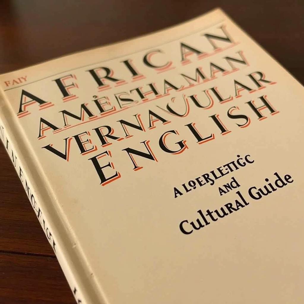 A book about African American Vernacular English.