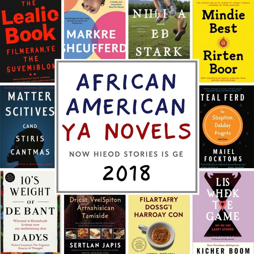 African American YA Book Covers from 2018