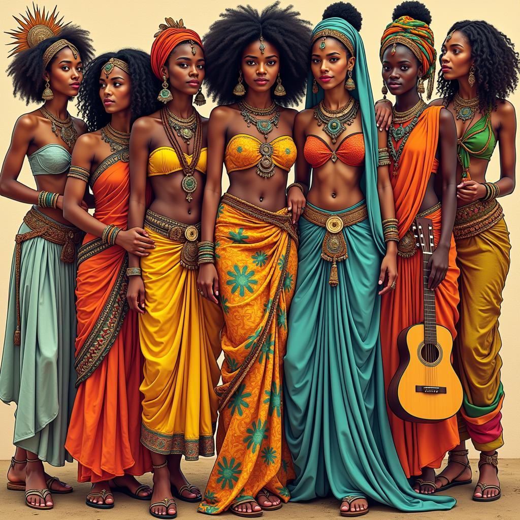 Cultural Representation of Africa and India