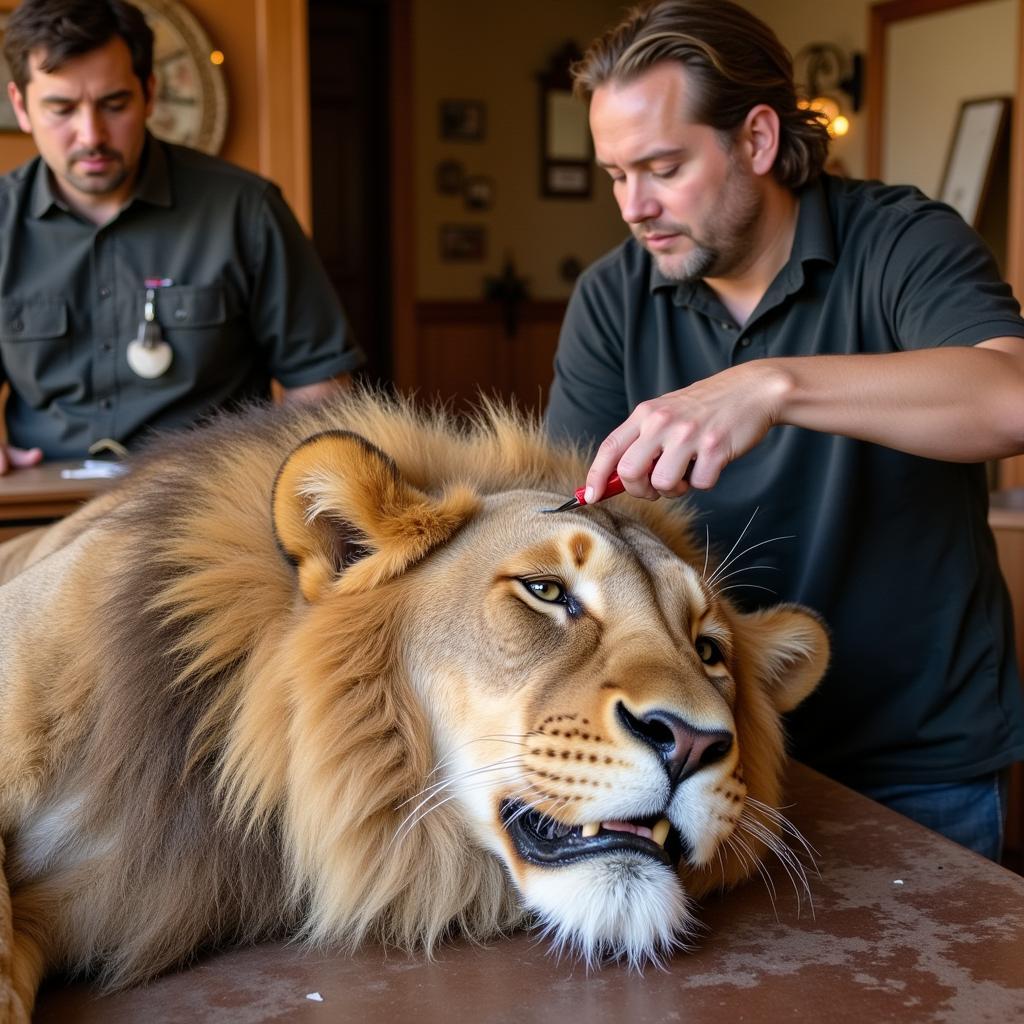 Preservation Techniques for African Animal Mounts