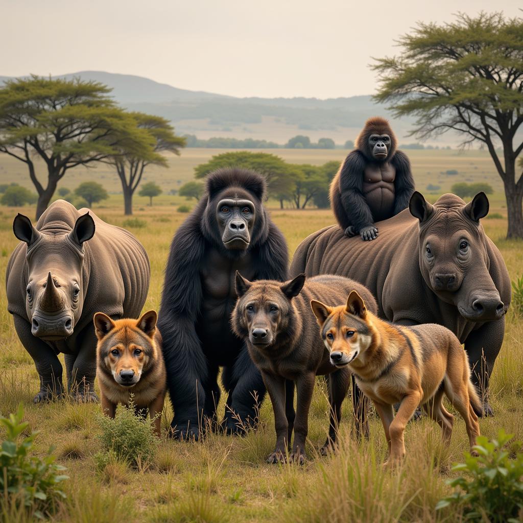 African Animals Saved from Extinction