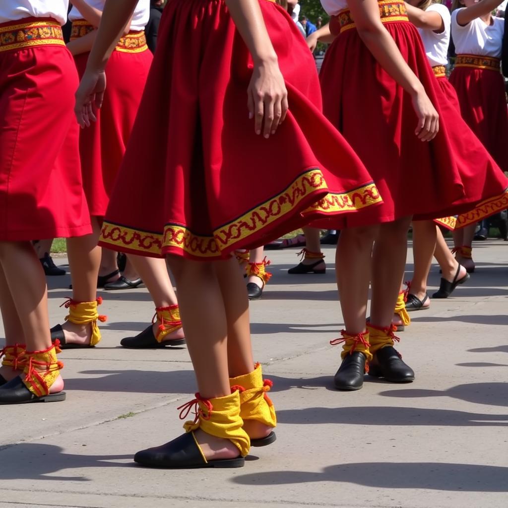 African Ankle Shakers in Traditional Ceremony