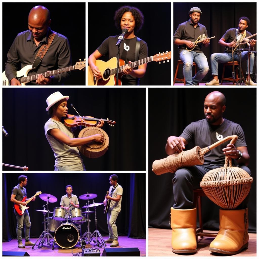 African Ankle Shakers in World Music