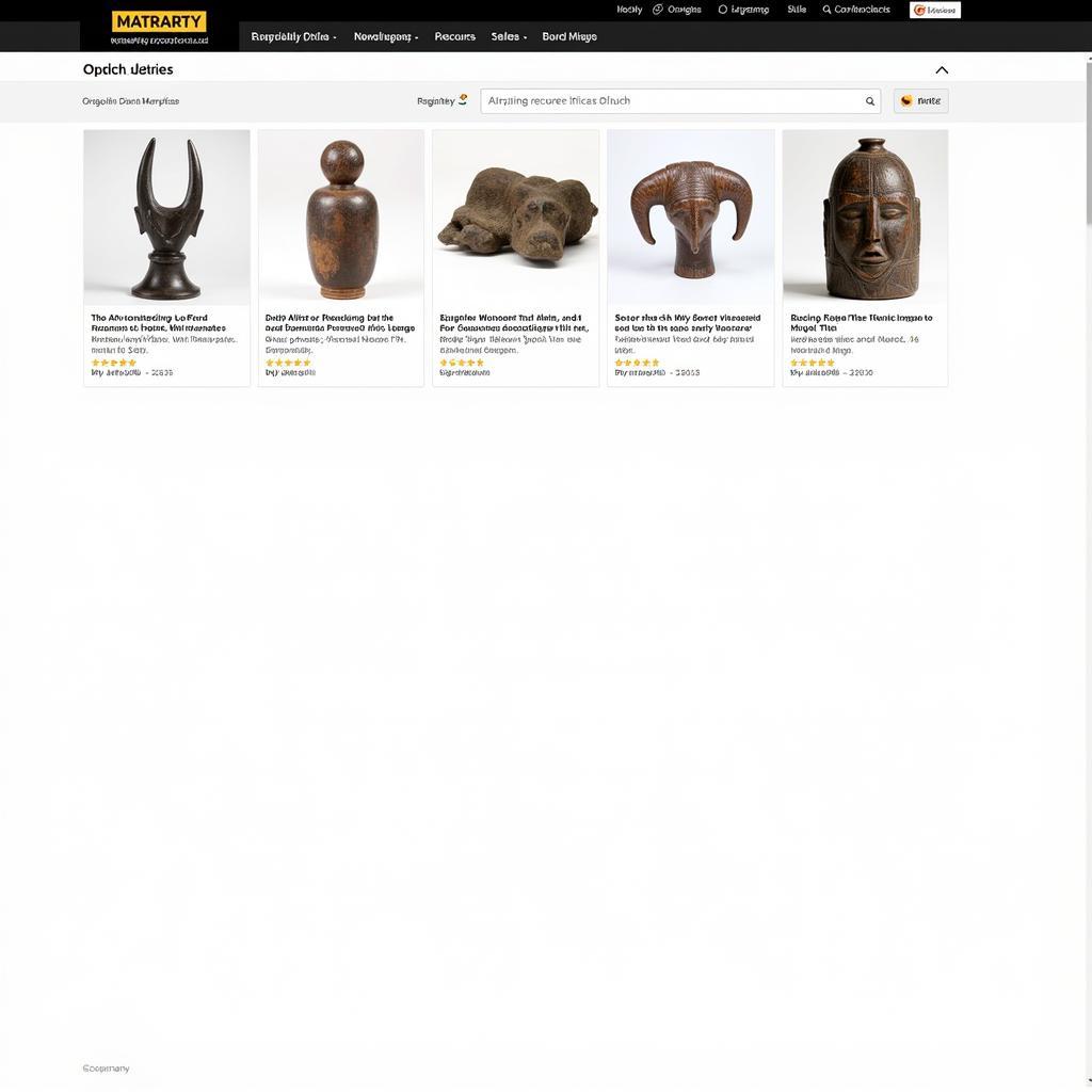 African Artifacts for Sale Online