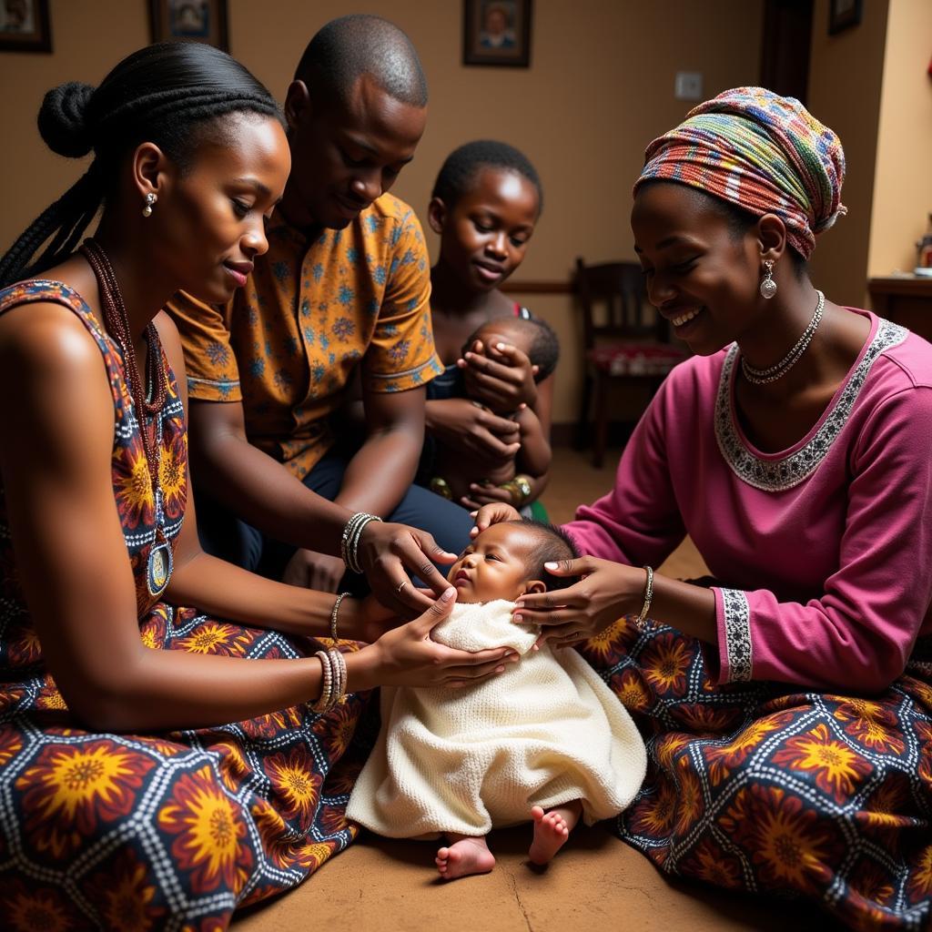 African Baby Naming Ceremony