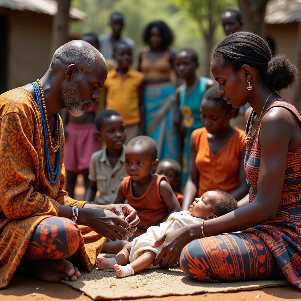 African Baby Naming Ceremony