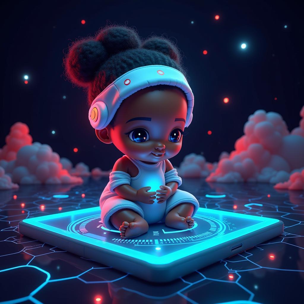 African Baby Vector: Future Trends in Digital Illustration