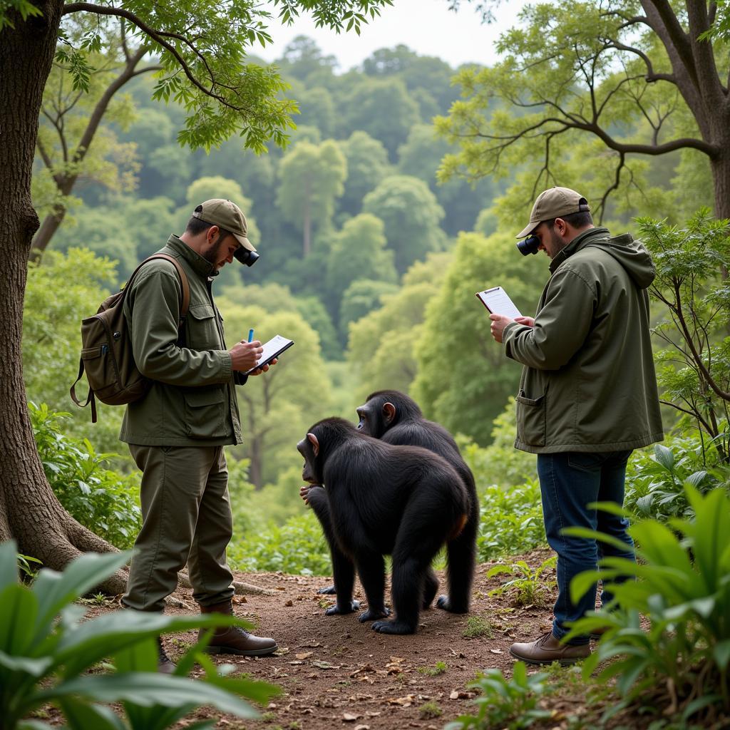 African Bald-Headed Chimpanzee Conservation Efforts