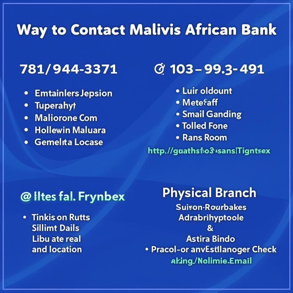 African Bank Contact Information