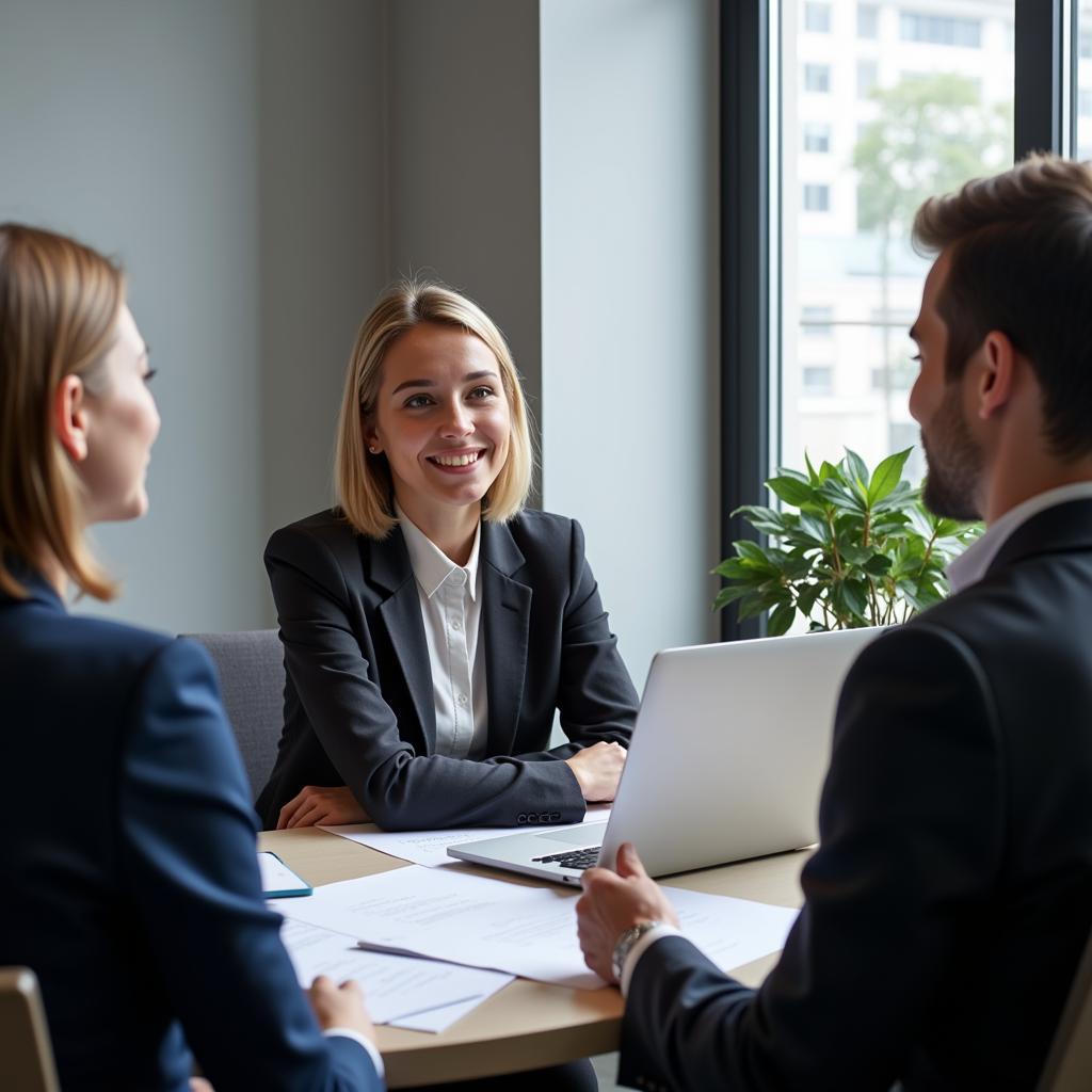 African Bank Job Seekers in Interview