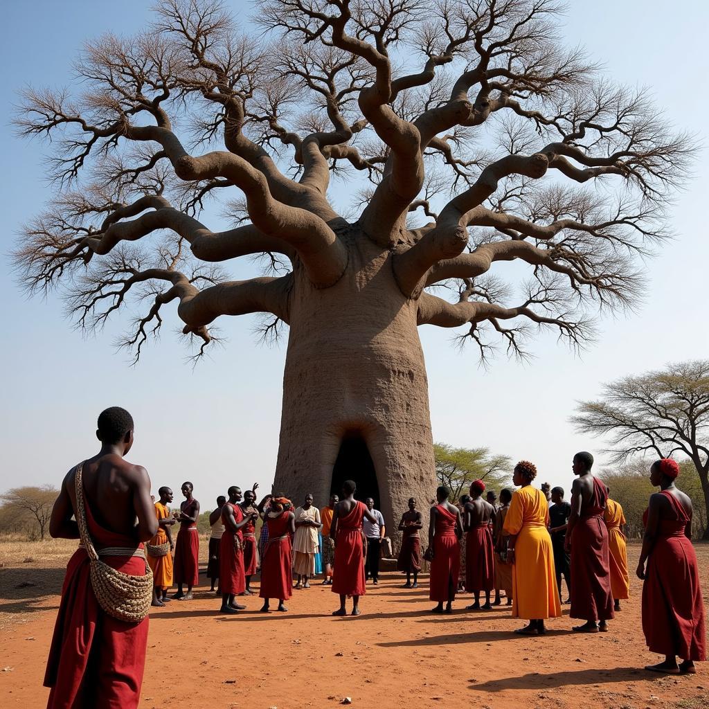 Baobab Tree in Cultural Ceremony