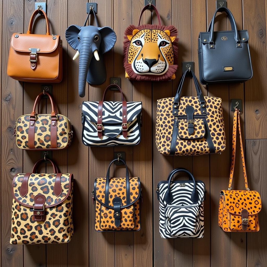 Variety of African Beast Replica Bags