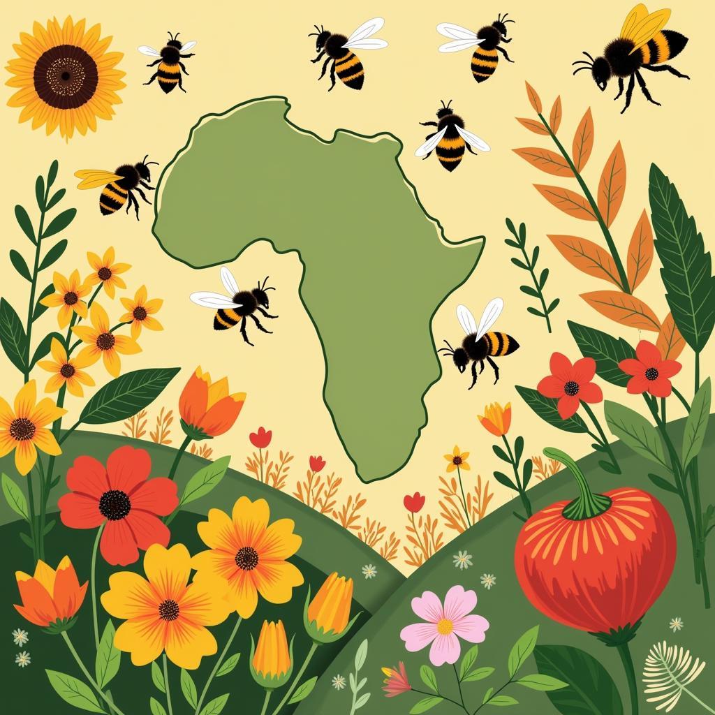 African Bees Pollinating Crops: The Vital Role of Bees in African Agriculture