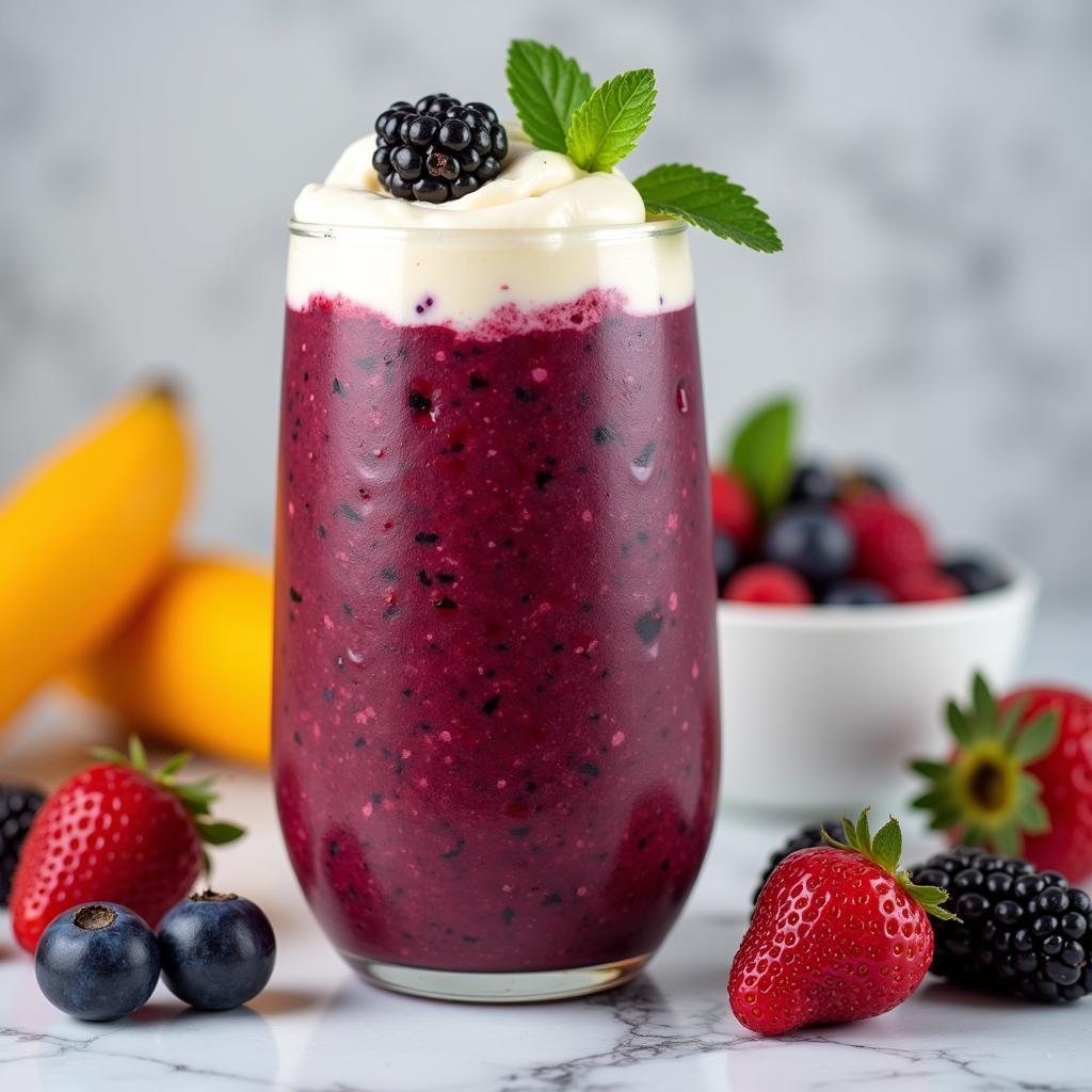 African Berry Fruit Smoothie