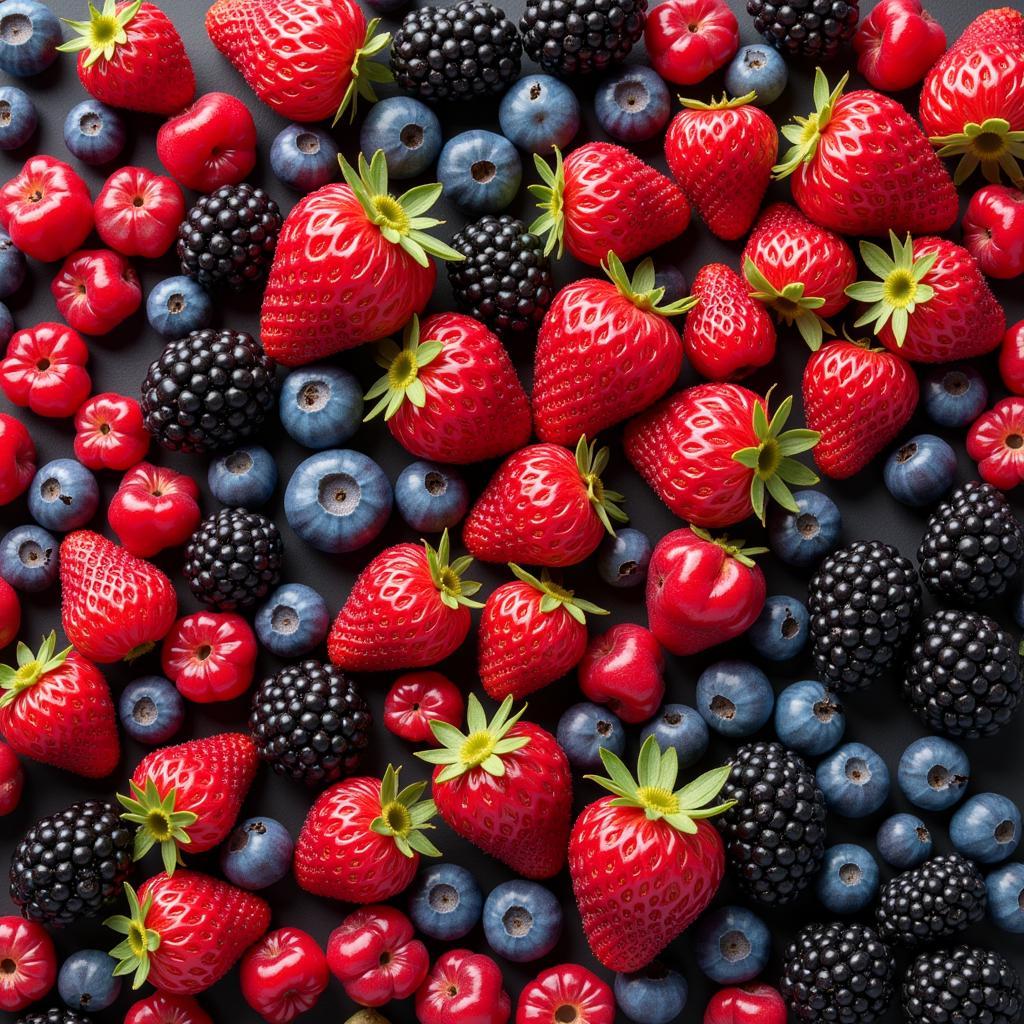 Various African Berry Fruits