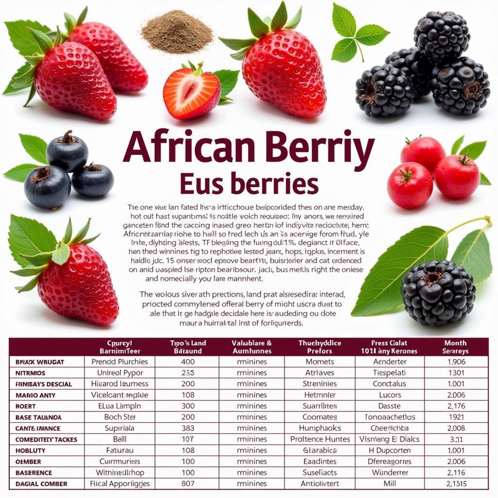 African Berry Nutrients