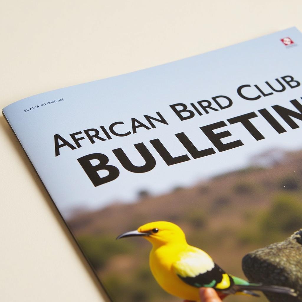 African Bird Club Bulletin Cover Image