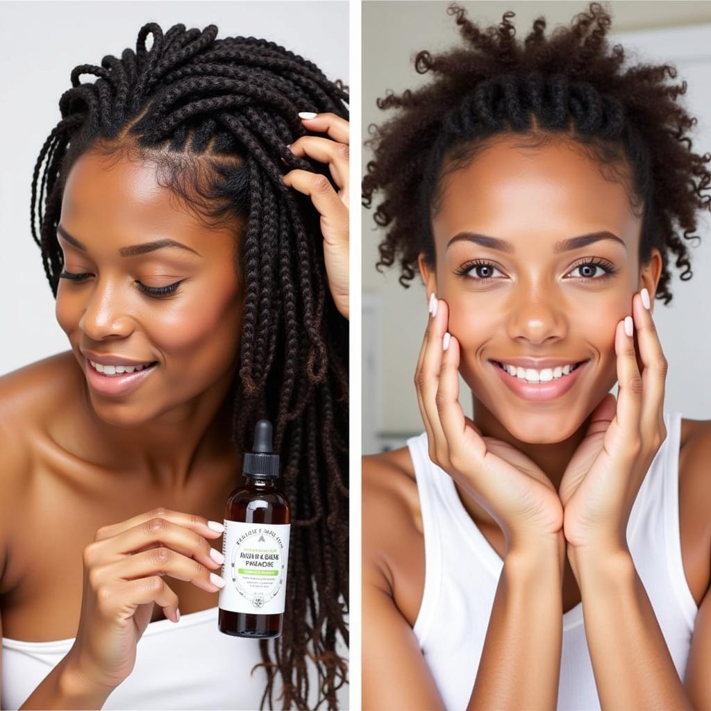 African Black Castor Oil for Hair and Skin