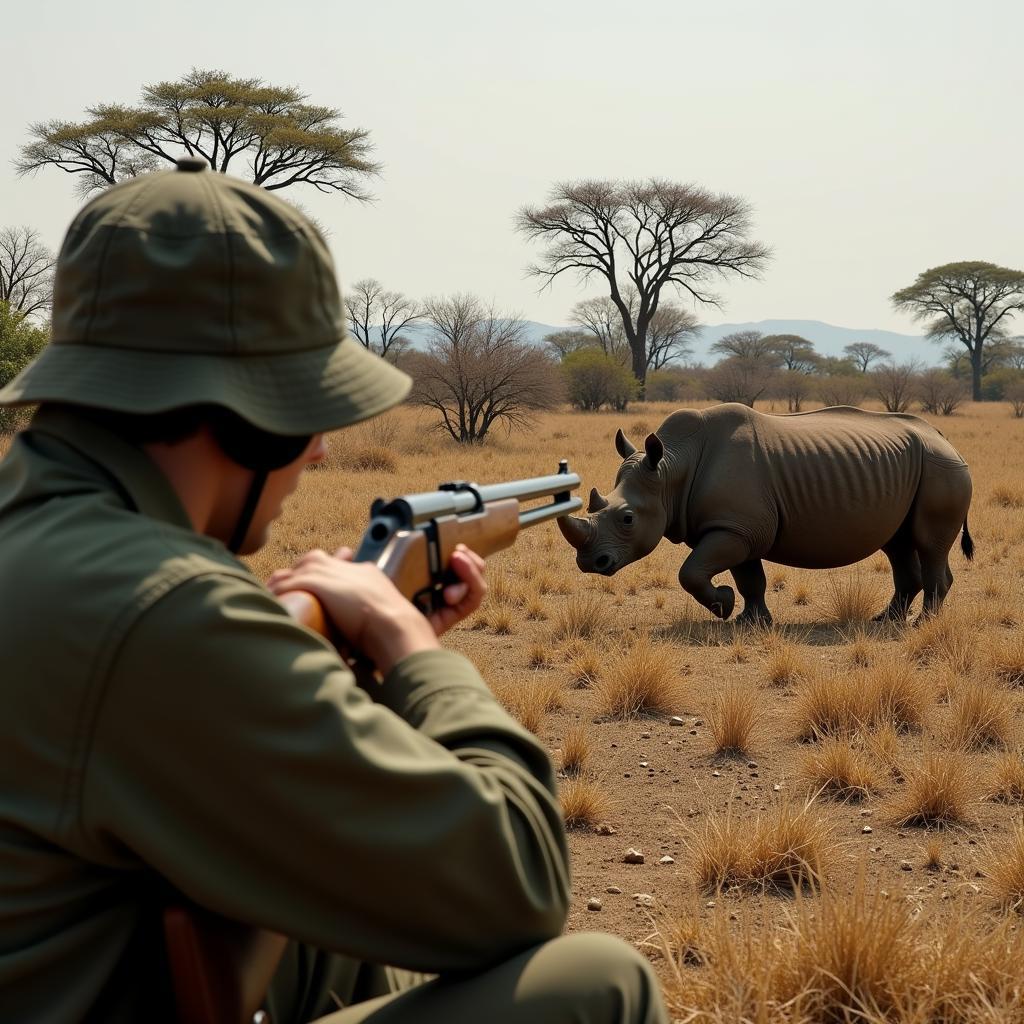 African Black Rhino Extinction: The Impact of Poaching