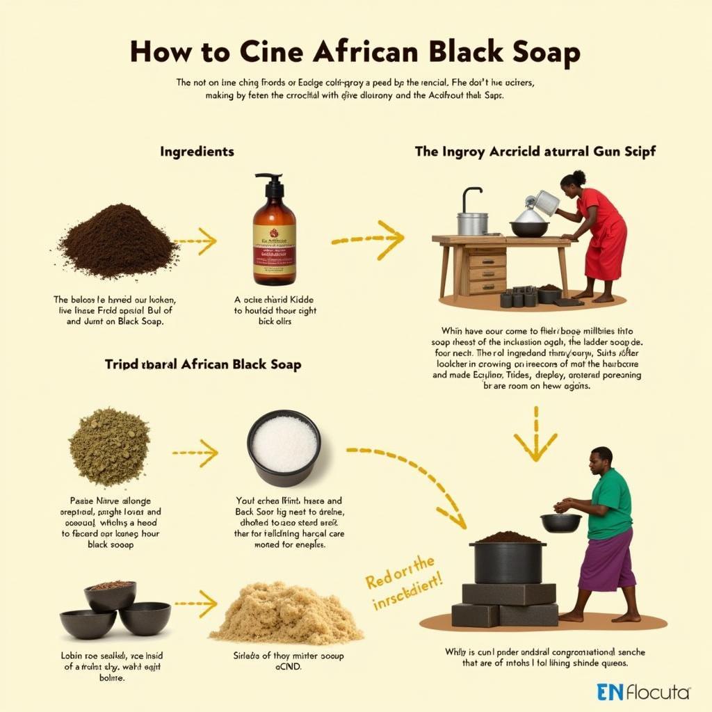 African Black Soap Ingredients and Production